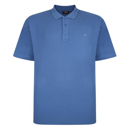 Espionage P074C Kurzarm Poloshirt Kornblau - Polo-shirts für herren - Polo-Shirts für Herren in großen Größen