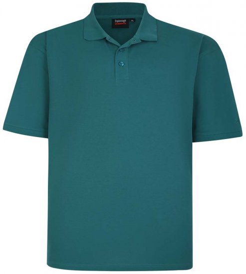 Espionage P074 Polo in Grün - Polo-shirts für herren - Polo-Shirts für Herren in großen Größen