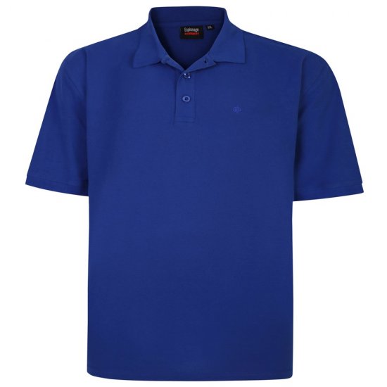 Espionage P074C Kurzarm Poloshirt Königsblau - Polo-shirts für herren - Polo-Shirts für Herren in großen Größen