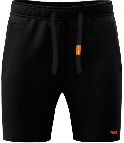 Motley Denim Paris Sweatshorts Black - Jogginghosen für herren - Jogginghosen für Herren in großen Größen