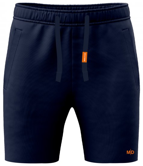 Motley Denim Paris Sweatshorts Navy - Jogginghosen für herren - Jogginghosen für Herren in großen Größen
