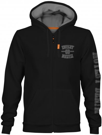 Motley Denim Parma Hoodie Black - Herren-sweater und -hoodies - Herren-Sweater und -Hoodies in großen Größen
