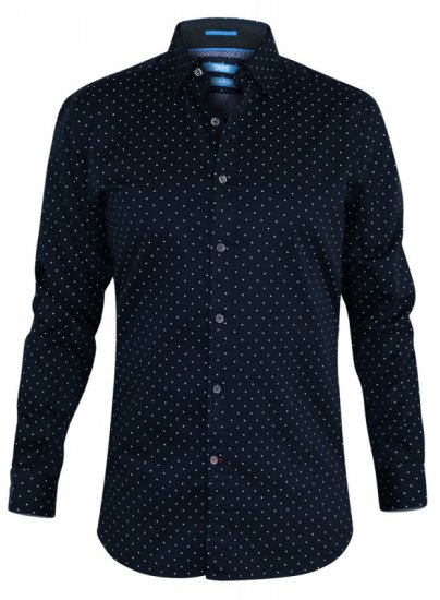D555 Rashard Long Sleeve Printed Shirt - Herrenhemden - Herrenhemden in großen Größen