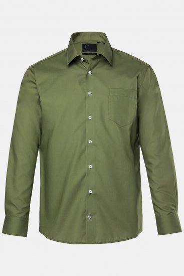 JP1880 Shirt Business Long Sleeve Green - Herrenhemden - Herrenhemden in großen Größen