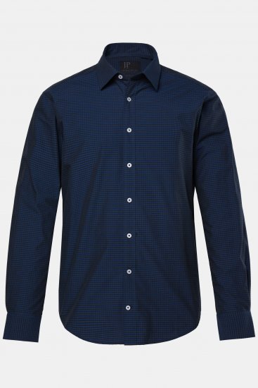 JP1880 Shirt Long Sleeve Kent Collar Navy - Herrenhemden - Herrenhemden in großen Größen