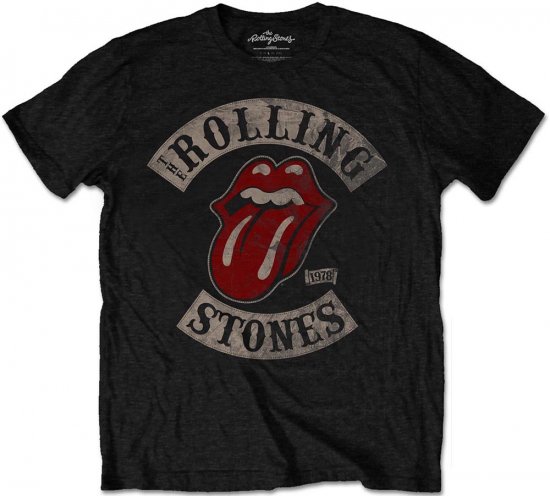 Rolling Stones 1978 Tour T-shirt Black - Herren-T-Shirts - Herren-T-Shirts in großen Größen