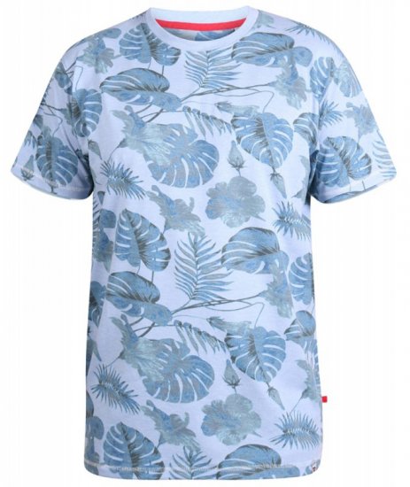 D555 Seymour T-shirt Blue - Herren-T-Shirts - Herren-T-Shirts in großen Größen