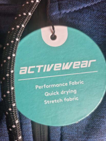 Kam Jeans AP008 Active Performance Hoodie Indigo - Herren-sweater und -hoodies - Herren-Sweater und -Hoodies in großen Größen