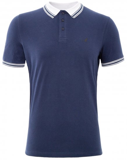 Kangol Shipley Polo Navy - Polo-shirts für herren - Polo-Shirts für Herren in großen Größen