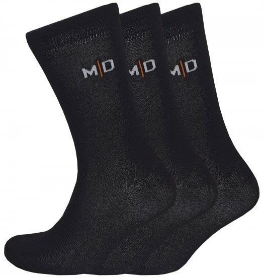 Motley Denim 3-pack Socken Schwarz - Herrenunterwäsche & Bademode in großen Größen - Herrenunterwäsche & Bademode in großen Größen