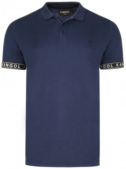 Kangol Steep Polo Navy - Polo-shirts für herren - Polo-Shirts für Herren in großen Größen