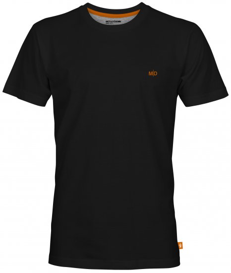 Motley Denim Stockholm T-shirt Black - Herren-T-Shirts in großen Größen - Herren-T-Shirts in großen Größen