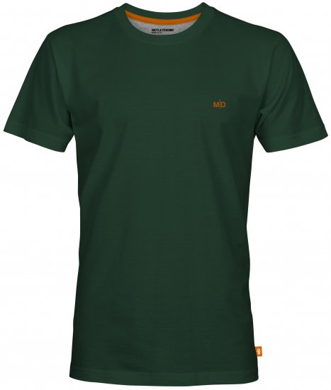 Motley Denim Stockholm T-shirt Racing Green - Herren-T-Shirts - Herren-T-Shirts in großen Größen