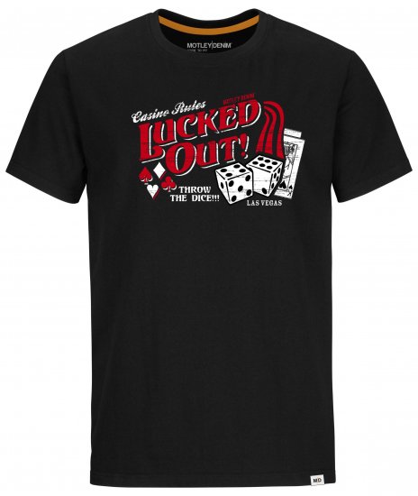 Motley Denim Stoke T-Shirt Black - Herren-T-Shirts - Herren-T-Shirts in großen Größen