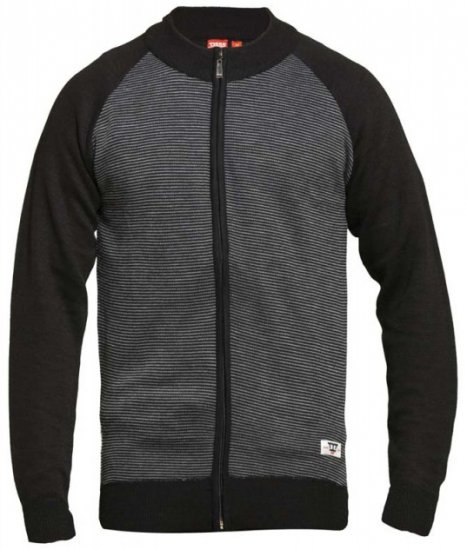 D555 Tanner Sweater Black - Herren-sweater und -hoodies - Herren-Sweater und -Hoodies in großen Größen