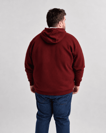 Motley Denim Copenhagen Hoodie Red - Herren-sweater und -hoodies - Herren-Sweater und -Hoodies in großen Größen