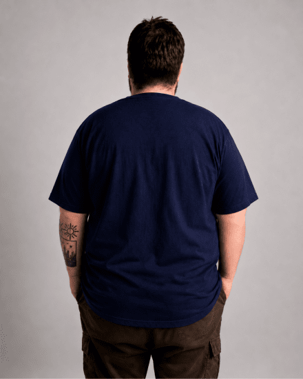 Motley Denim Milan T-Shirt Marineblau - Herren-T-Shirts - Herren-T-Shirts in großen Größen
