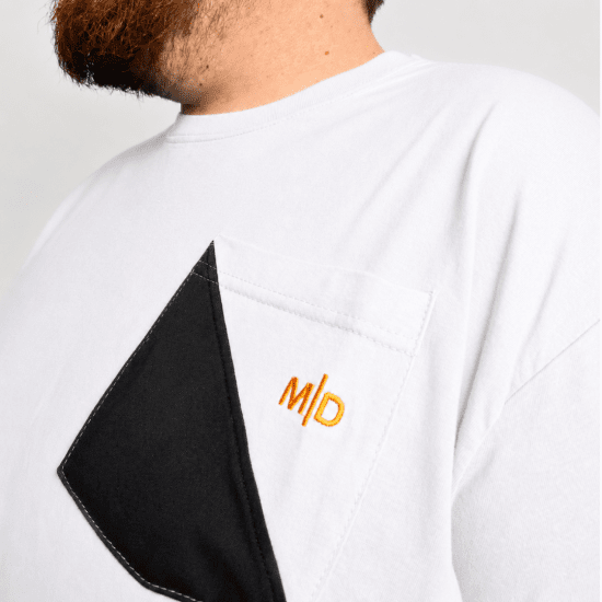 Motley Denim Milan T-Shirt Weiß - Herren-T-Shirts - Herren-T-Shirts in großen Größen