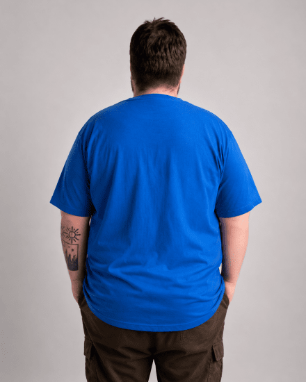 Motley Denim Milan T-Shirt Royalblau - Herren-T-Shirts - Herren-T-Shirts in großen Größen