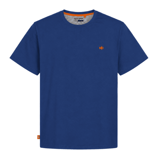 Motley Denim Stockholm T-shirt Royal Blue - Herren-T-Shirts - Herren-T-Shirts in großen Größen