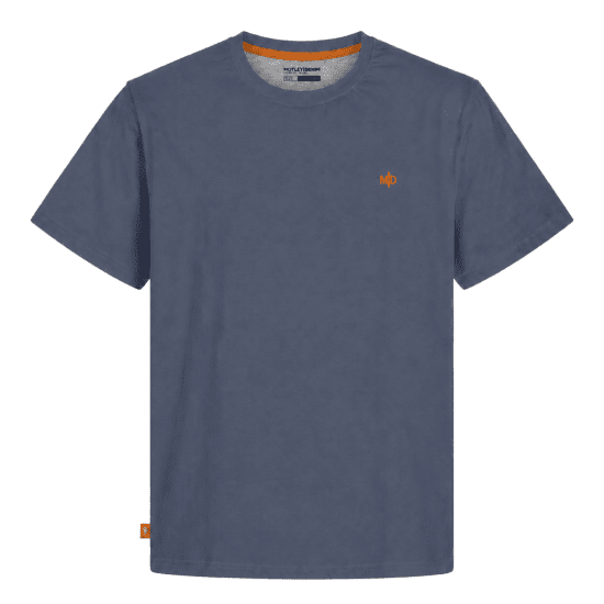 Motley Denim Stockholm T-shirt Light Indigo - Herren-T-Shirts - Herren-T-Shirts in großen Größen