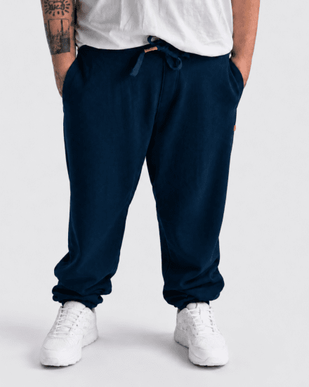 Motley Denim Berlin Sweatpants Dark Indigo - Jogginghosen für herren - Jogginghosen für Herren in großen Größen