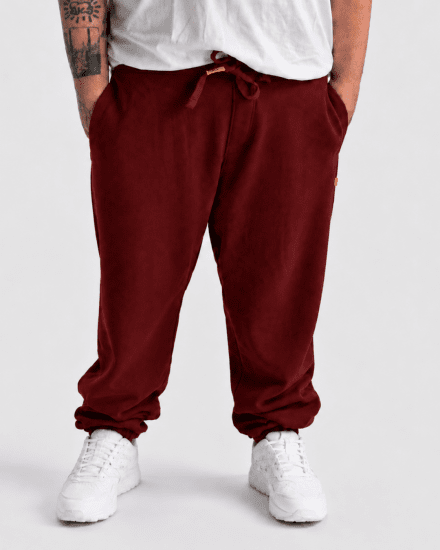 Motley Denim Berlin Sweatpants Red - Jogginghosen für herren - Jogginghosen für Herren in großen Größen