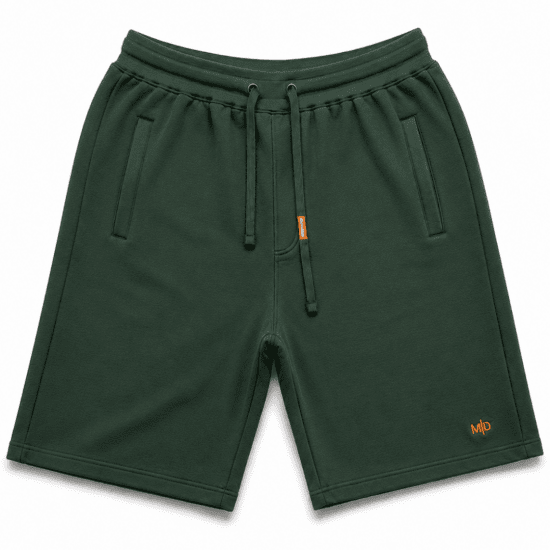 Motley Denim Paris Sweatshorts Racing Green - Jogginghosen für herren - Jogginghosen für Herren in großen Größen