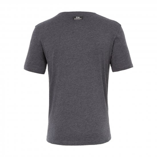 Rawcraft Webling T-shirt Charcoal - Herren-T-Shirts - Herren-T-Shirts in großen Größen