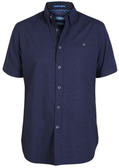 D555 Wesson Shirt Navy - Herrenhemden - Herrenhemden in großen Größen