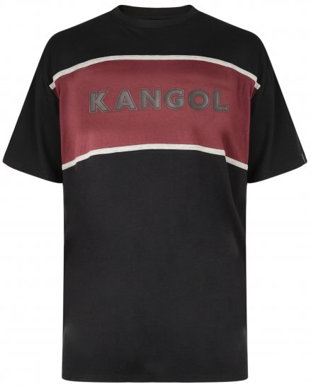 Kangol Whistler T-shirt Black - Herren-T-Shirts - Herren-T-Shirts in großen Größen
