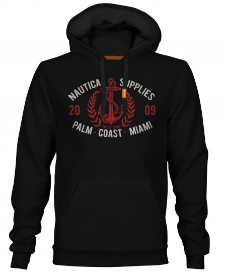 Motley Denim Yarm Hoodie Black - Herren-sweater und -hoodies - Herren-Sweater und -Hoodies in großen Größen