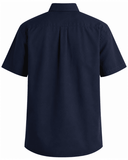 Motley Denim Zagreb Kurzarmhemd Marineblau - Herrenhemden - Herrenhemden in großen Größen