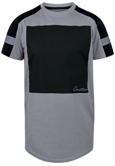 D555 Ziggy Organic Cotton T-Shirt Grey - Herren-T-Shirts - Herren-T-Shirts in großen Größen